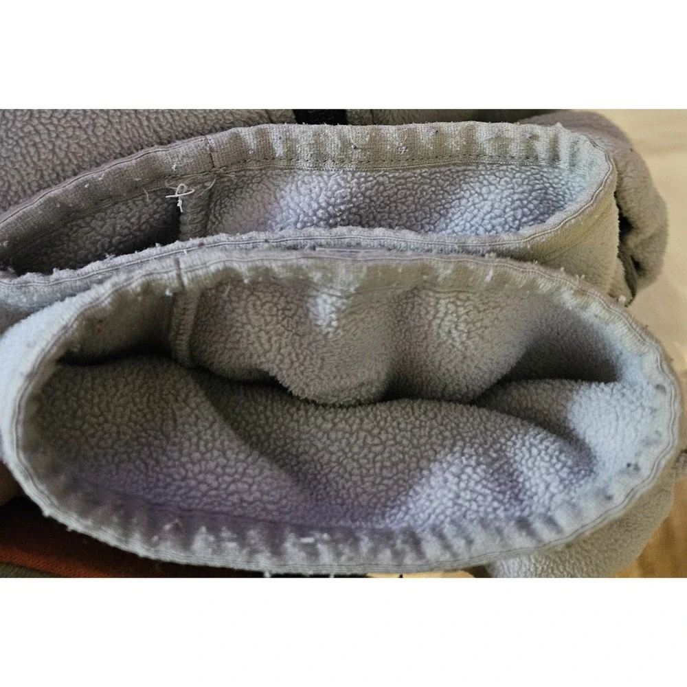 The North Face Polartec Fleece Jacket Men's Large Gray Full Zip Lightweight...